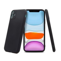 4-sides full protective liquid silicone phone case for iPhone XR microfiber shockproof cover