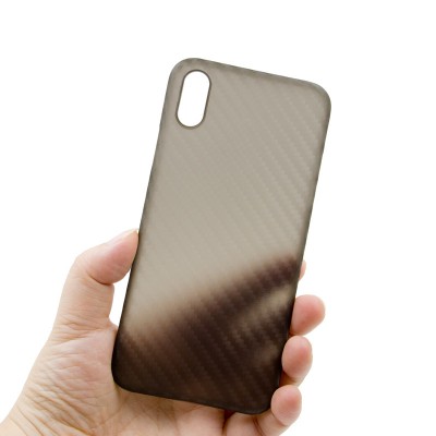 Durable sample available 0.35 mm ultra thin carbon fiber cover for iPhone XS, XS Max  case