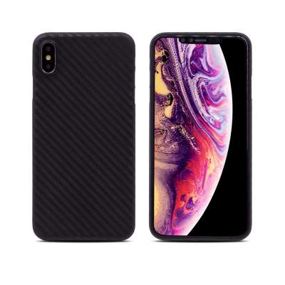 For iPhone XS XS Max carbon fiber case shockproof 0.35 mm ultra slim full cover cell phone case