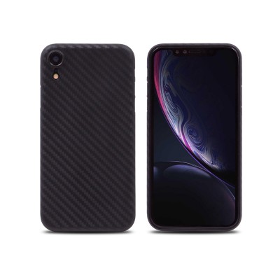 Factory price 0.35mm ultra slim anti-scratch shockproof bumper cover carbon fiber PP case for iPhone XR