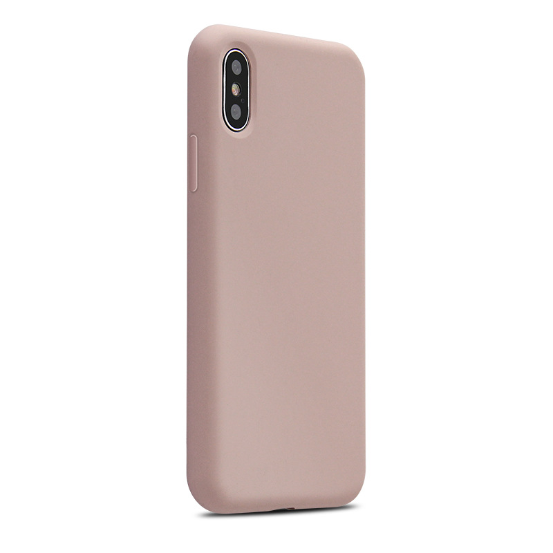 2018 New product liquid silicone shockproof case for iPhone X, silicone rubber case for iphone X