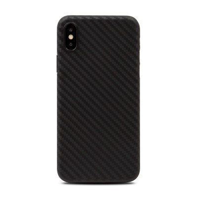 Unique products 2018 anti-fingerprint carbon fiber cover for iPhone X, for thin iPhone X case