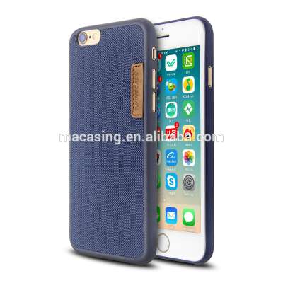 Innovative products cloth covered PP bumper case for iPhone 6, for custom iPhone 6 case